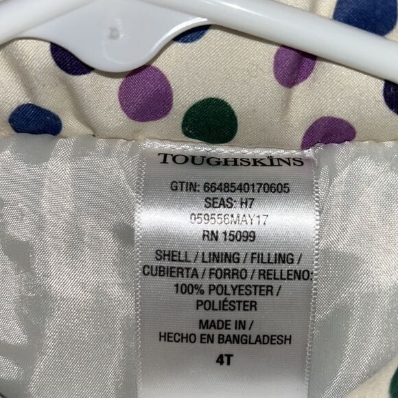 Toughskins Toddler Polka Dot Vest(Size 4t) - Picture 5 of 5